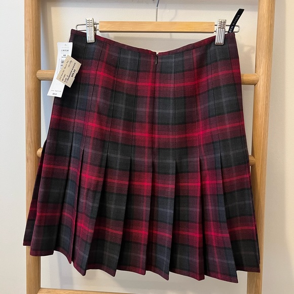 Bianca Nygard red plaid skirt - Picture 2 of 3